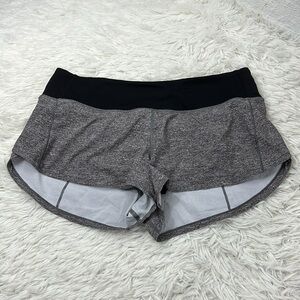 Lululemon Speed Up Short *2.5" Heather Lux Multi Black / Black